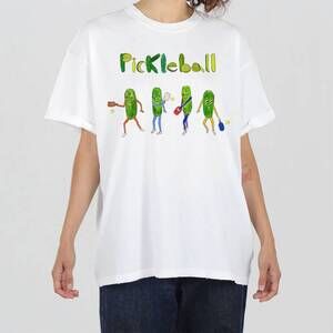 NEW UNFORTUNATE PORTRAIT pickleball boyfriend tee in white